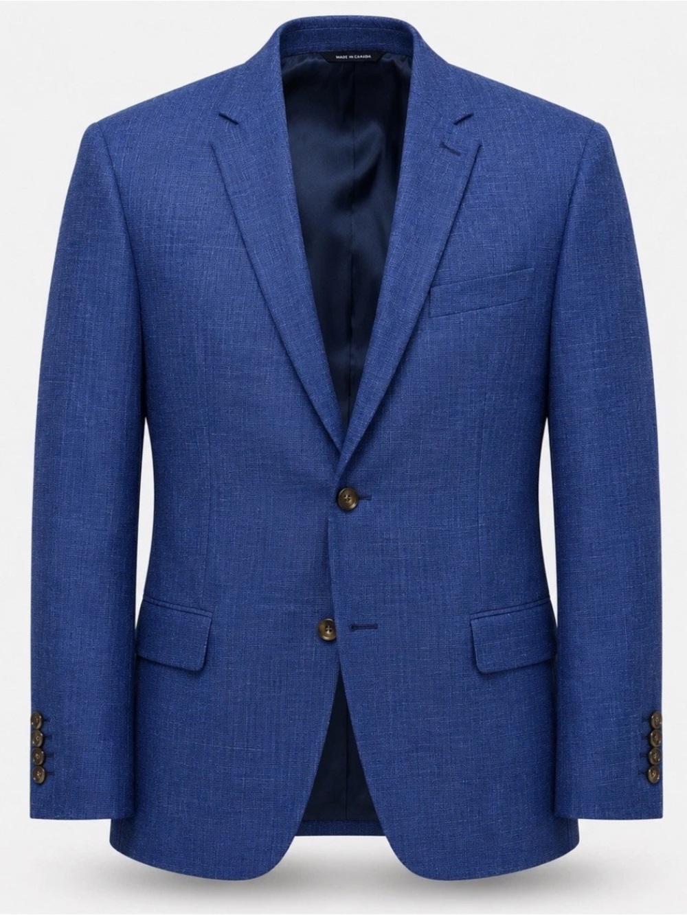 Ralph Ralph Lauren Blazer Sport Coat Men's 42R Blue Wool Silk Linen Blend